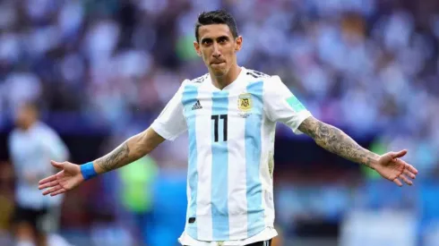 Di María en el Mundial de Rusia.