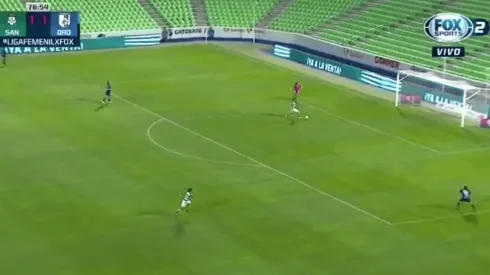 Santos Laguna Femenil le ganó a Querétaro gracias a un terrible blooper