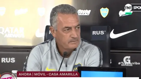 Foto de Gustavo Alfaro, entrenador de Boca.