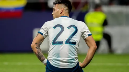 Este se lesionó de verdad: Lautaro Martinez terminó con una contractura tras matarse por Argentina