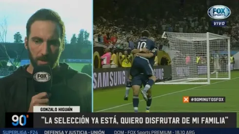 Vignolo le preguntó por la Selección Argentina e Higuaín tiró la bomba: "Mi ciclo terminó"