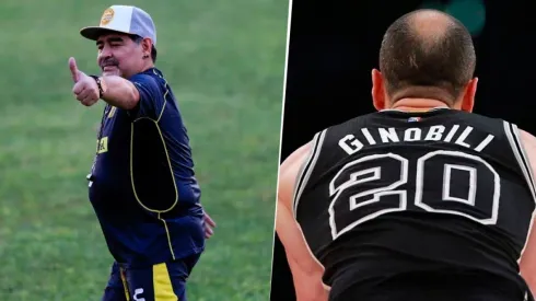 Maradona le mandó un mensaje a Ginóbili en Ias redes y nos hizo emocionar a todos