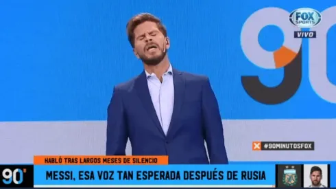 Tras escuchar a Messi, Vignolo abrió Fox Sports con un pedido especial