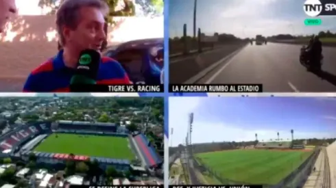 Hincha de Tigre en plena entrevista: "Quiero que gane Racing"