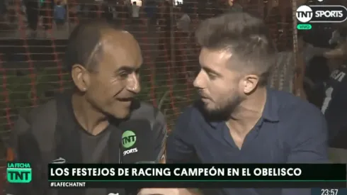 Imposible de explicar: Racing salió campeón y él llevó a los festejos el cráneo de su abuelo