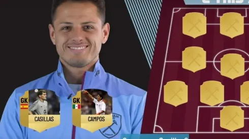 Chicharito participó de un divertido juego.