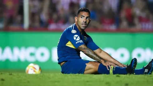 AFUERA. Carlos Tevez se lesionó y estará sin jugar por dos semanas (Foto: Getty).