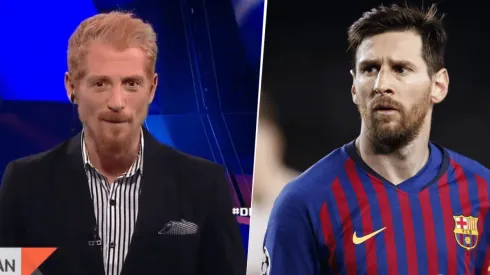 Foto de Lionel Messi con Liberman.