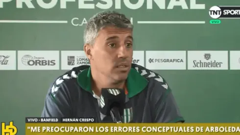 Lo prendió fuego: Crespo dijo que le "sorprendió el bajo nivel de Arboleda"