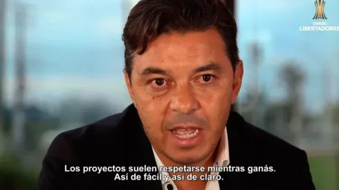 Gallardo en nota con la Conmebol.