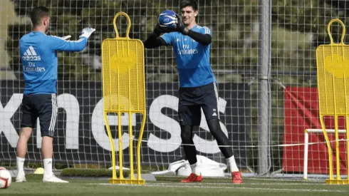 Sorpresa: apenas volvió a entrenarse, Courtois ya se perfila como titular