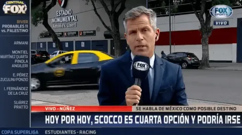 En FOX Sports tiraron que "Scocco es cuarta opción y podría irse": sus posibles destinos
