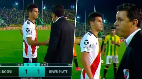 Gallardo no le tendió la mano a Ferreira.