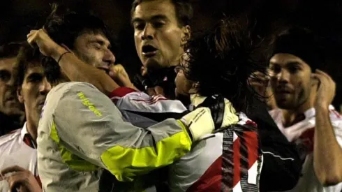 Marcelo Gallardo recordó con Varsky su arañazo a Abbondanzieri