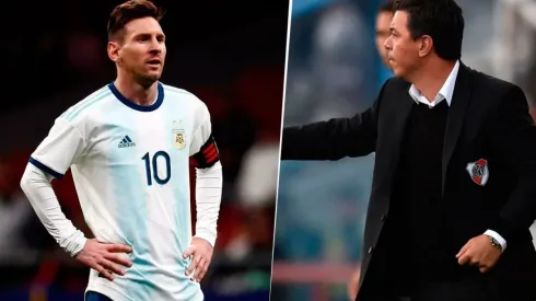 Gallardo cuando le preguntaron por Messi: "¿A quién no le gustaría dirigirlo?"