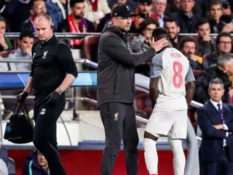 Se confirmó la lesión de Keita y Klopp tendrá que pensar en su reemplazante para la vuelta