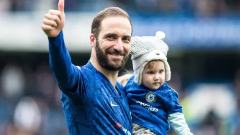 La felicidad de Gonzalo Higuaín.