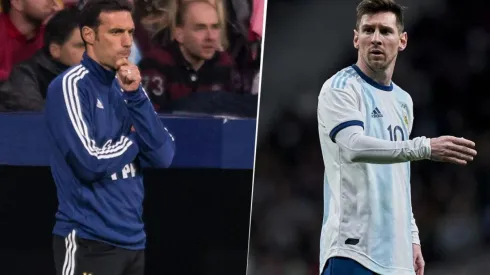 Lionel Scaloni sobre Messi: "Esté o no, buscamos un equipo, no un salvador"