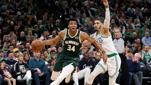 Giannis se sacude la marca de Jayson Tatum en los playoffs