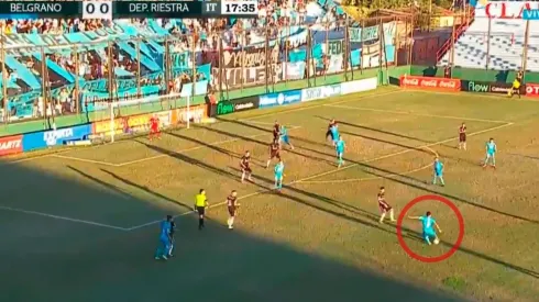 Gol de Meli para Belgrano.