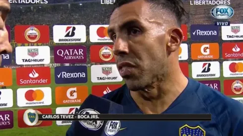 Tevez tras el partido.