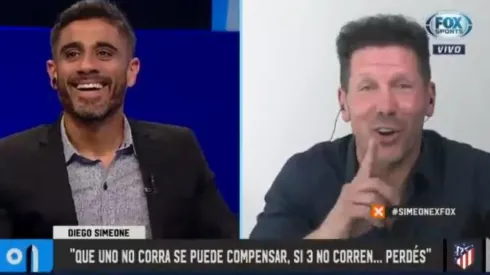A Simeone lo hicieron elegir entre Griezmann, Messi y Cristiano y terminaron todos a las risas