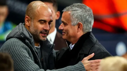 Guardiola y Mourinho, frente a frente.