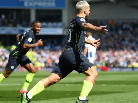 Superminuto: Brighton asustó a todo Manchester City, pero Kun Agüero pidió calma