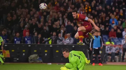 Gol de Florenzi a Juventus. (Foto: Roma)