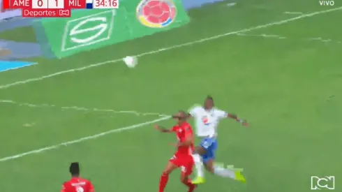 Violento cabezazo de González Lasso y Millos ya le gana a América en Cali