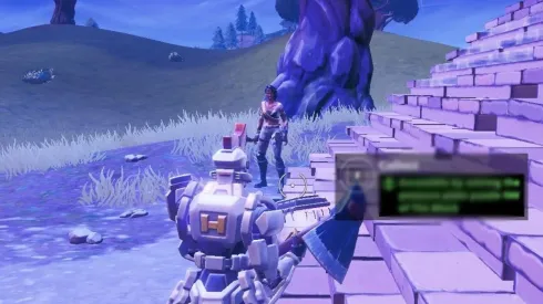 Como resolver el puzzle placa de presión al noroeste del Bloque y conseguir el Fortbyte #82