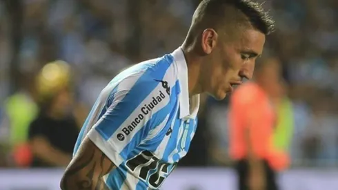 Centurión subió una foto con la camiseta de Racing para celebrar el Día del Futbolista