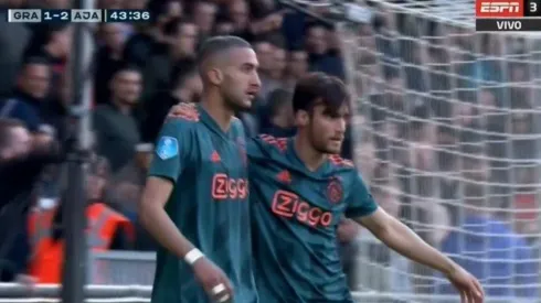 Tagliafico se olvidó que es defensor, se fue al área y la empujó para que Ajax sea casi campeón