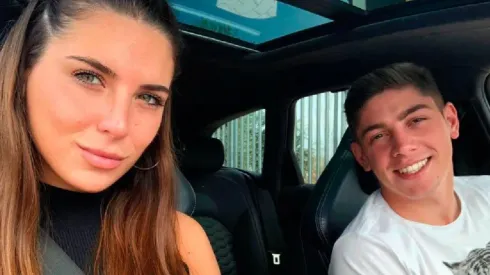 Mina Bonino y una romántica postal junto a Fede Valverde.