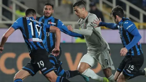 Juventus vs Atalanta por la Serie A.