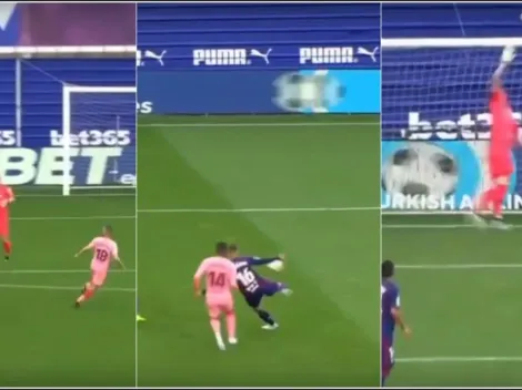 Cillessen salió a cabecear, De Blasis le pegó de cualquier lado y anotó el gol del fin de semana