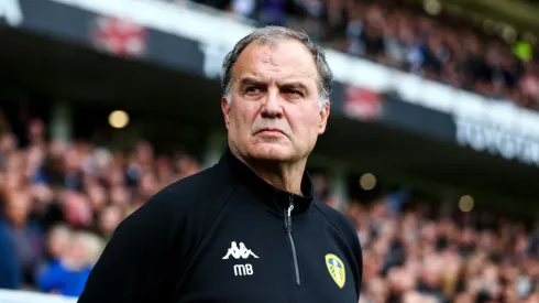 Marcelo Bielsa, todavía entrenador de Leeds United.