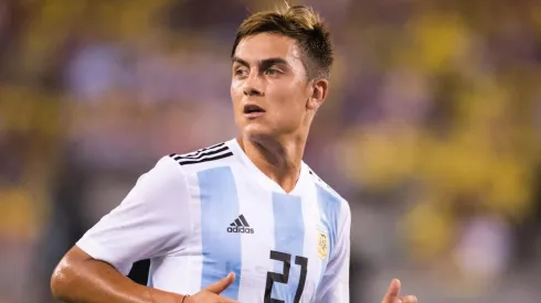 Paulo Dybala en la Selección Argentina.