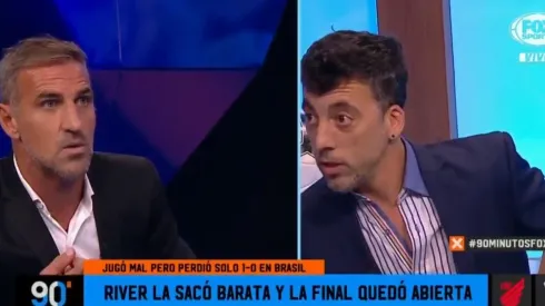 Uno de River, otro de Boca: Palacios y Cascini se re picantearon en vivo