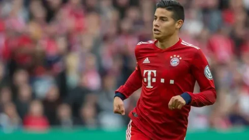 James Rodríguez, jugador del Bayern Múnich.