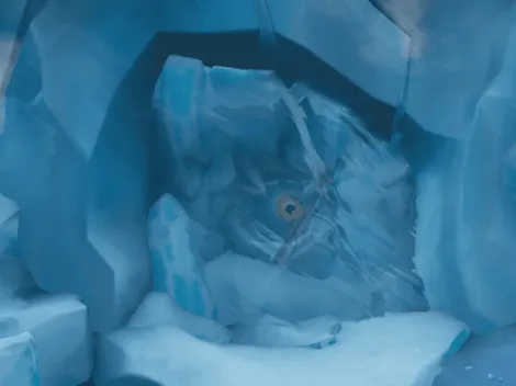 Fortnite: El ojo de un monstruo gigante aparece en el glaciar de Pico Polar ¿Será Godzilla, un dragón?