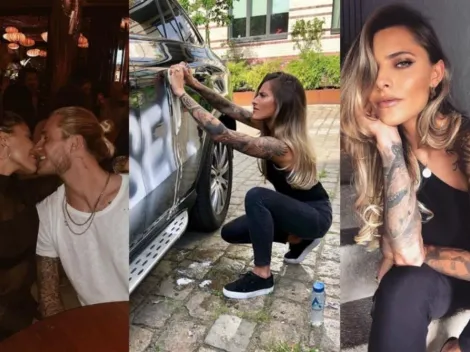 Él se equivoca, ella paga: los hinchas del Besiktas le pintaron el auto a la novia de Karius