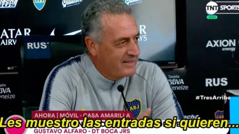 Alfaro habló de la obra que fue a ver.