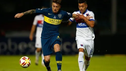 Buffarini en el partido ante Tigre.