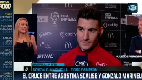 El cruce en Fox Sports.