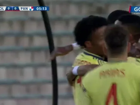 Pincelada de Edwin Cardona y William Tesillo marcó el primero para Colombia