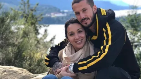 Darío Benedetto y Noelia Pons, juntos.