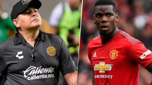 La última de Maradona: se postuló para ser el DT del Manchester United y criticó a Pogba