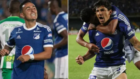 Santiago Montoya y Roberto Ovelar, jugadores de Millonarios.