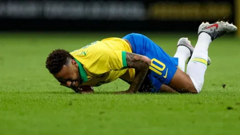 Foto de Neymar, jugador de la Selección de Brasil.